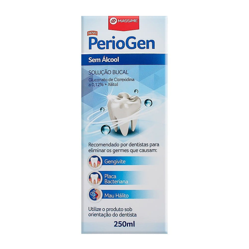 Solução Bucal PerioGen Sem Álcool 250ml