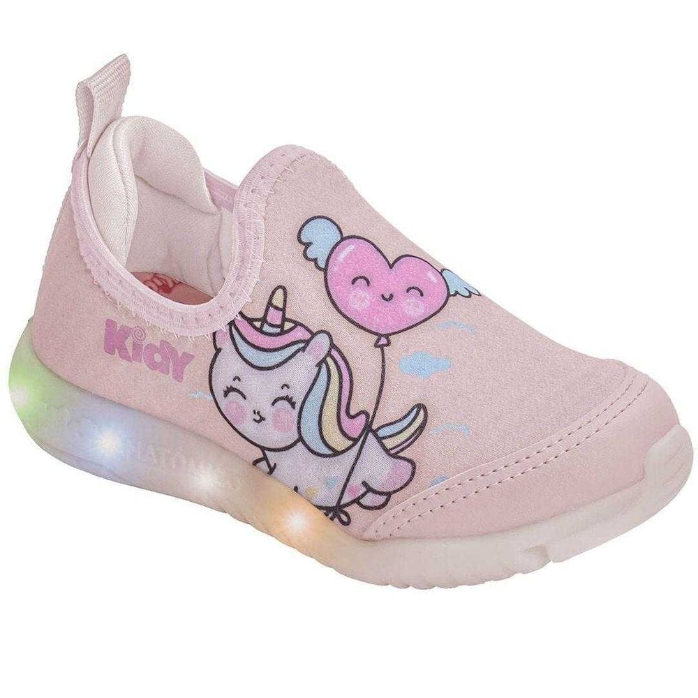 Tênis Infantil Menina Kidy Flex Light Led