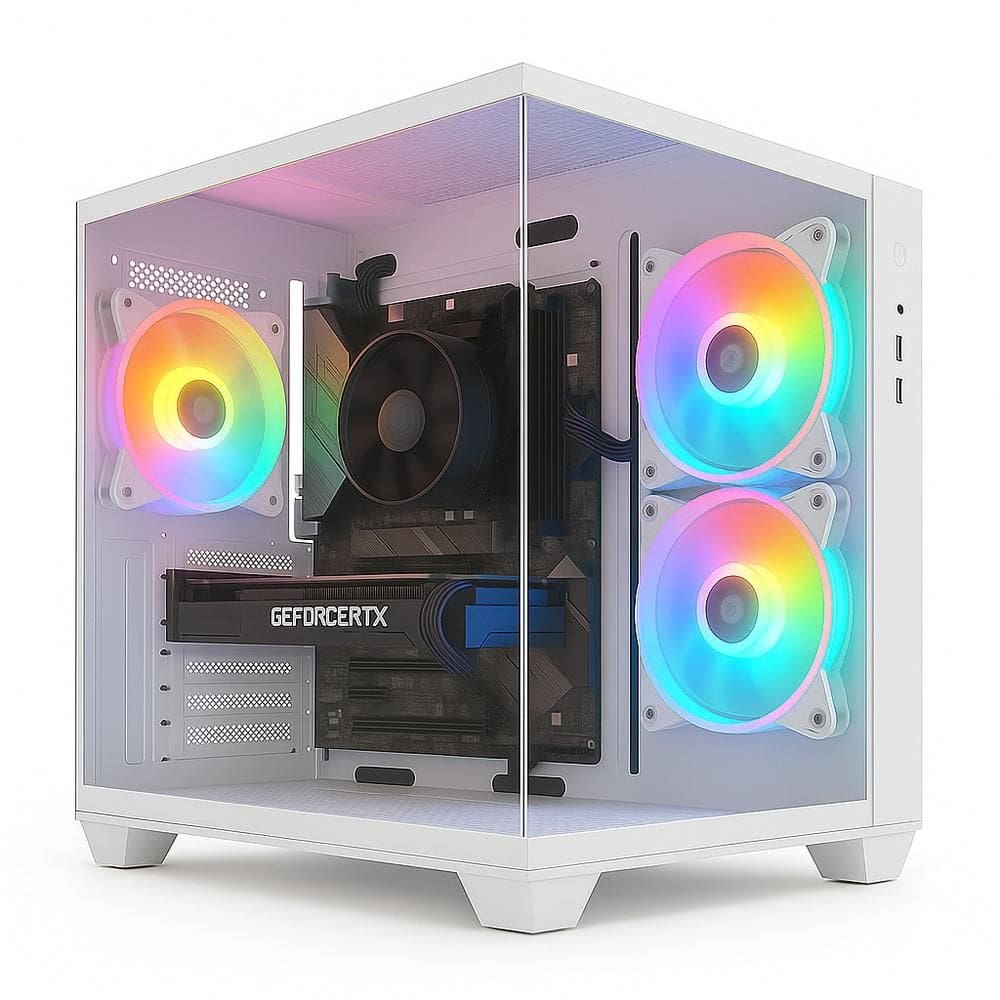 PC Gamer Skill Aquarium, Intel Core I5 10400F, 16GB 3200MHz, Geforce RTX 3050 8GB, SSD 1TB M.2, Branco SKA084