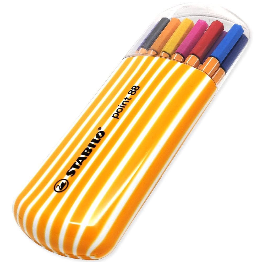 Estojo Caneta Stabilo Point 88 0.4mm 8820-02 Zebrui 20 Cores
