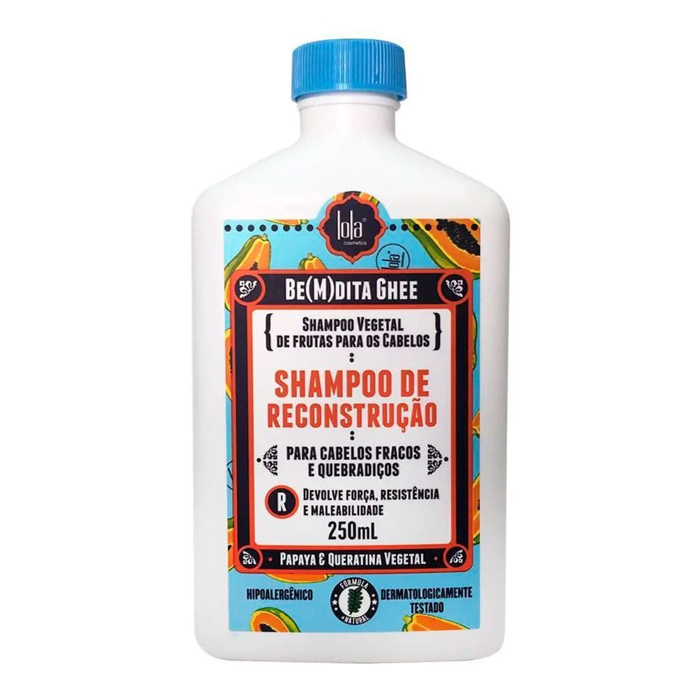 Shampoo de Reconstrução Be(M)dita Ghee Lola Cosmetics 250ml