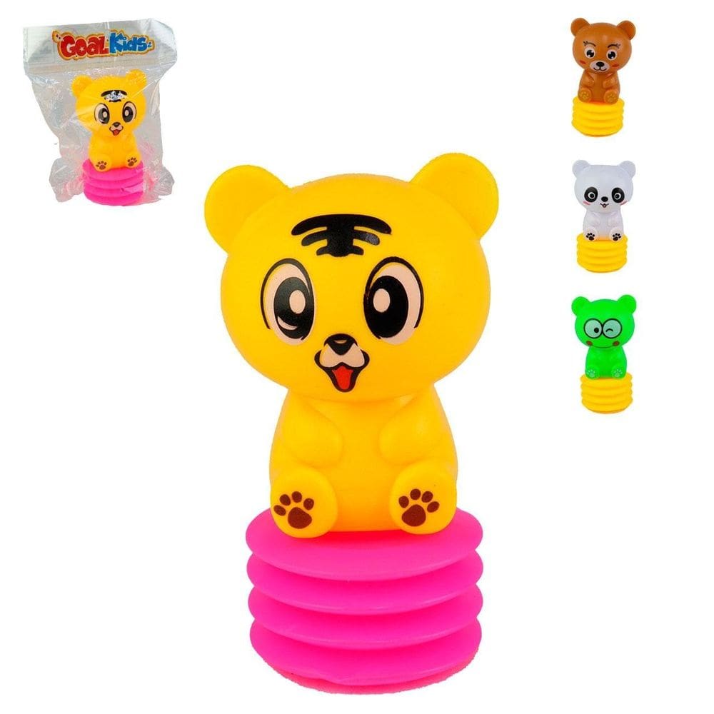 Martelo de Plástico Infantil 10cm Animais - Tudo em Caixa