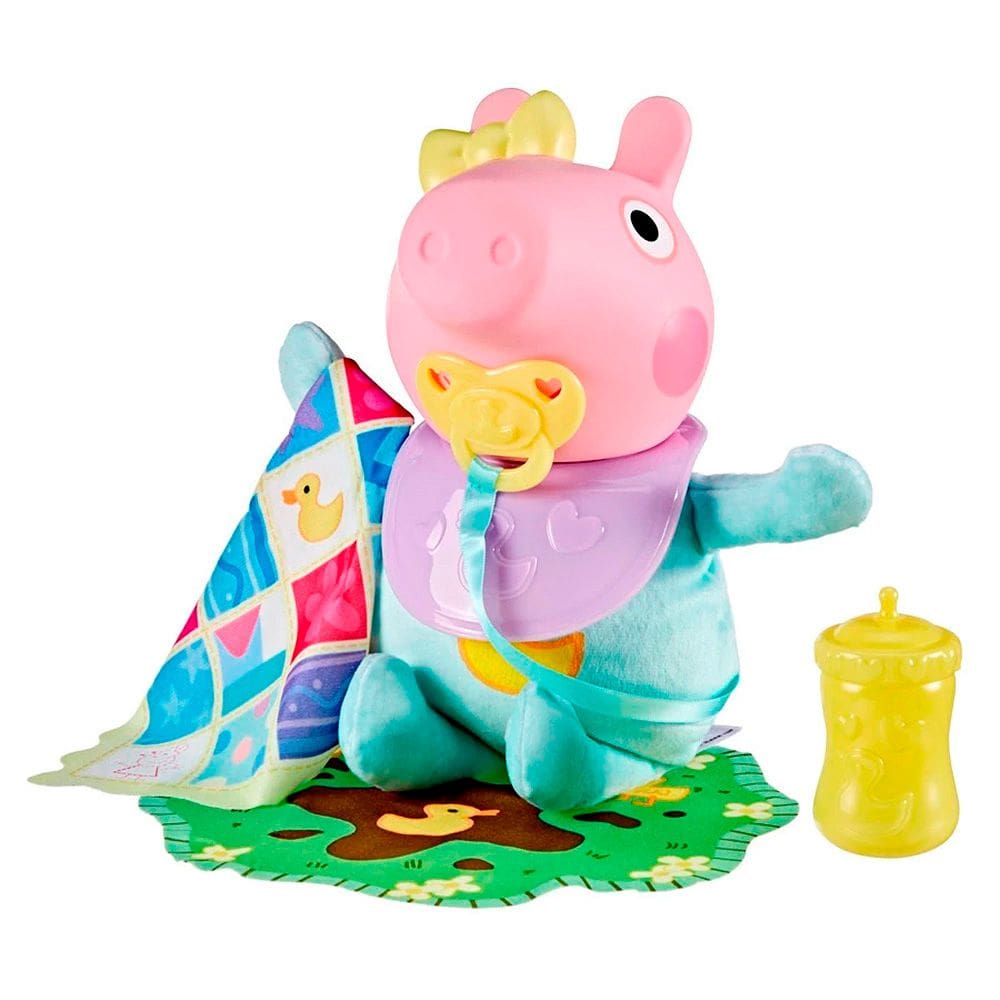 Peppa Pig Boneca Interativa Peppa Evie Pig Quer Colinho G1637 - Hasbro