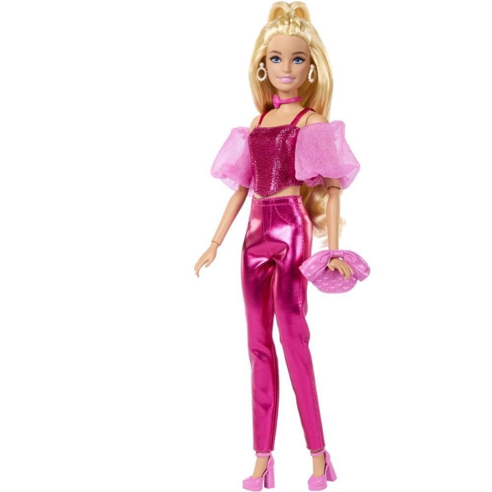 Barbie Fashion Deluxe Style Traje Metálico Rosa - Mattel
