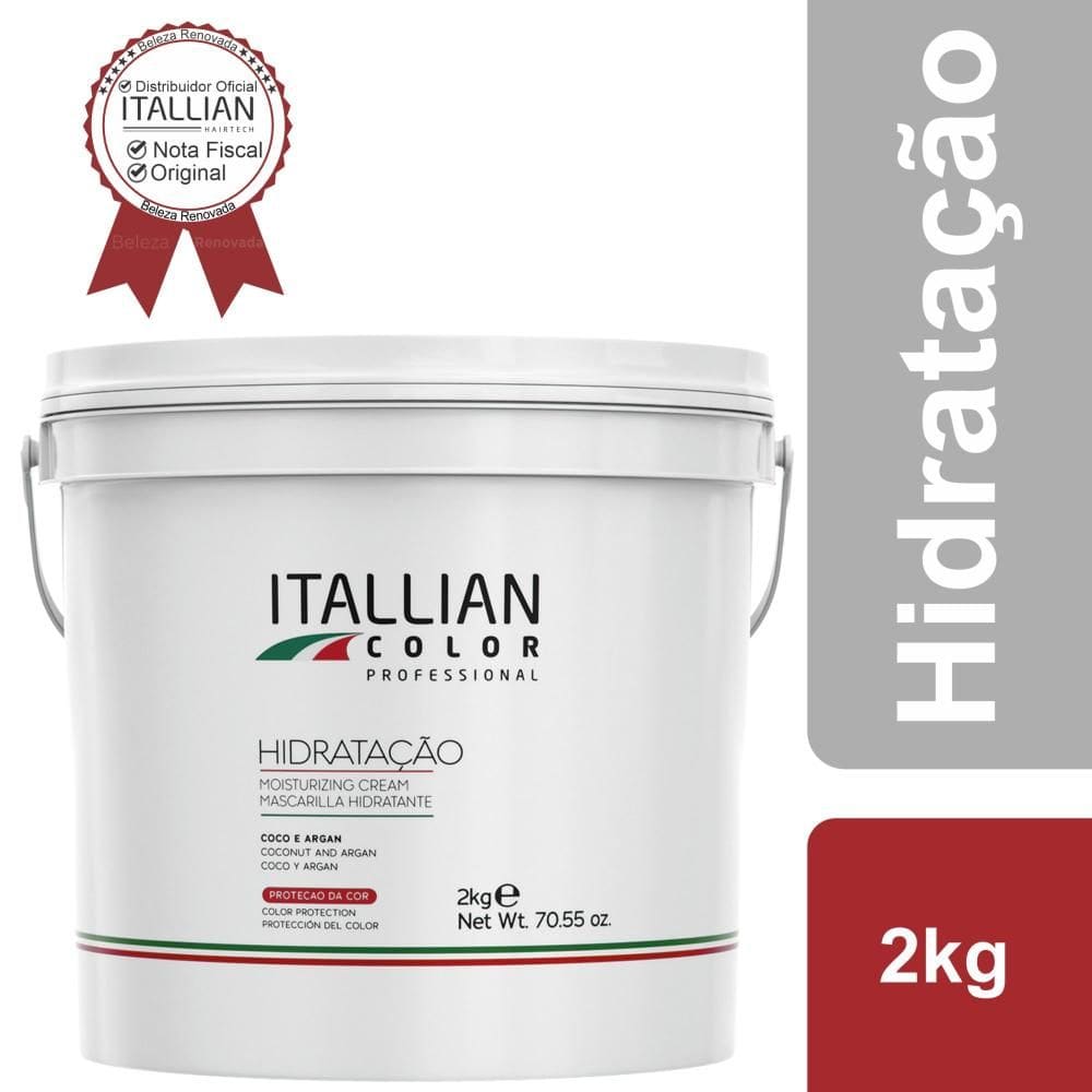 Creme De Hidratação Profissional Itallian Color - 2Kg
