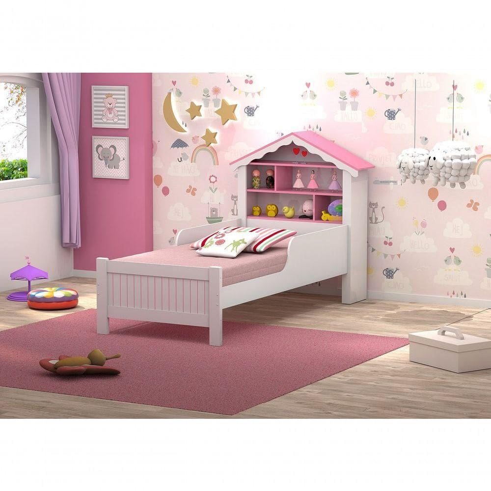 Cama Solteiro Menina Tema Princesa Casinha – Design Encantador E Funcional