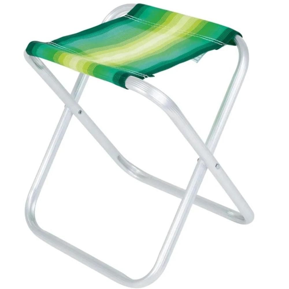 Banqueta Alumínio Dobrável até 90 KG Praia e Camping MOR