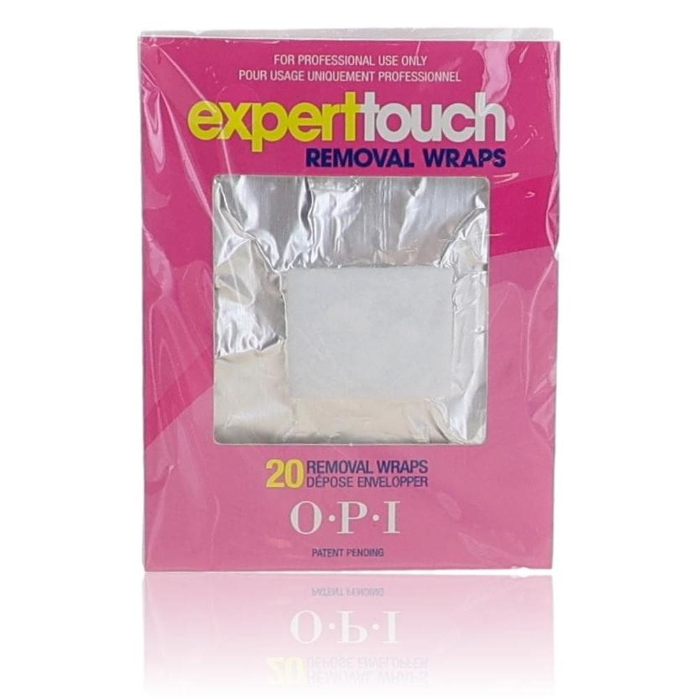 Envoltórios para remoção de esmalte OPI Expert Touch 20 Count
