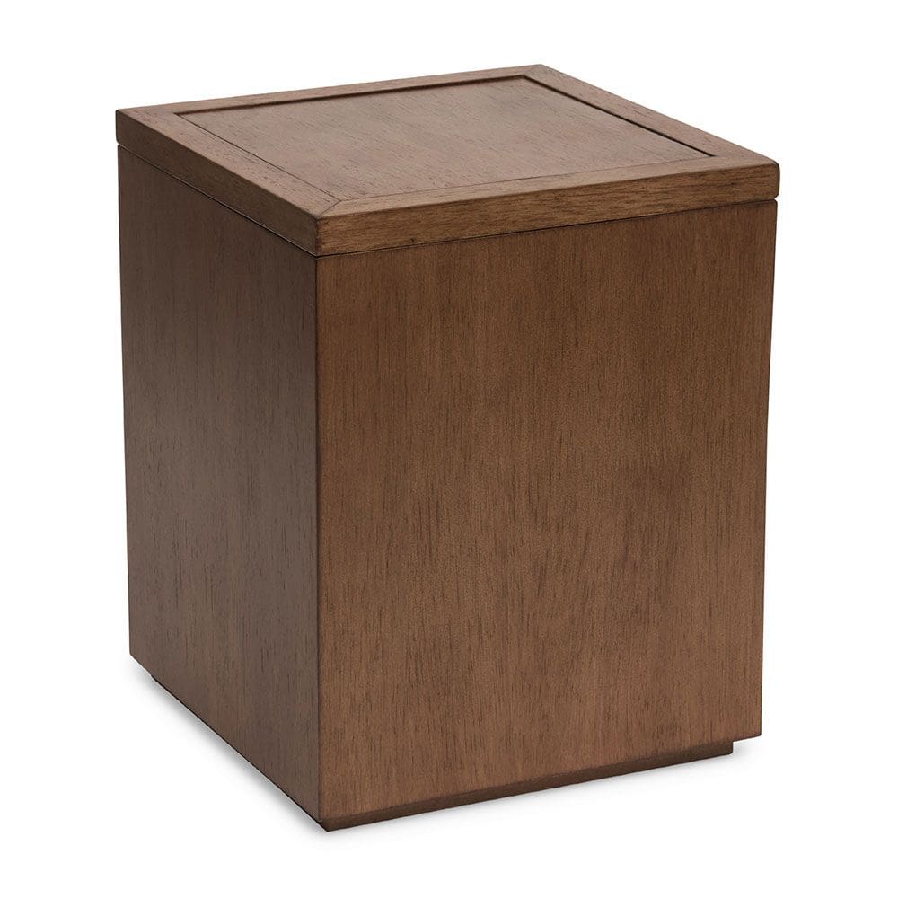 Lixeira em Madeira Marrom 26cm 10 Litros 21258 Mart