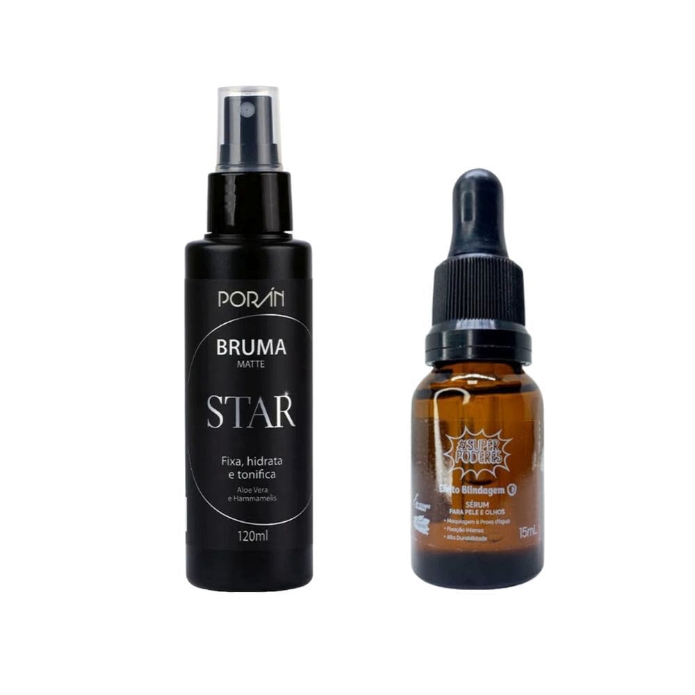 Kit Pele Blindada Bruma Fixadora + Sérum Blindagem