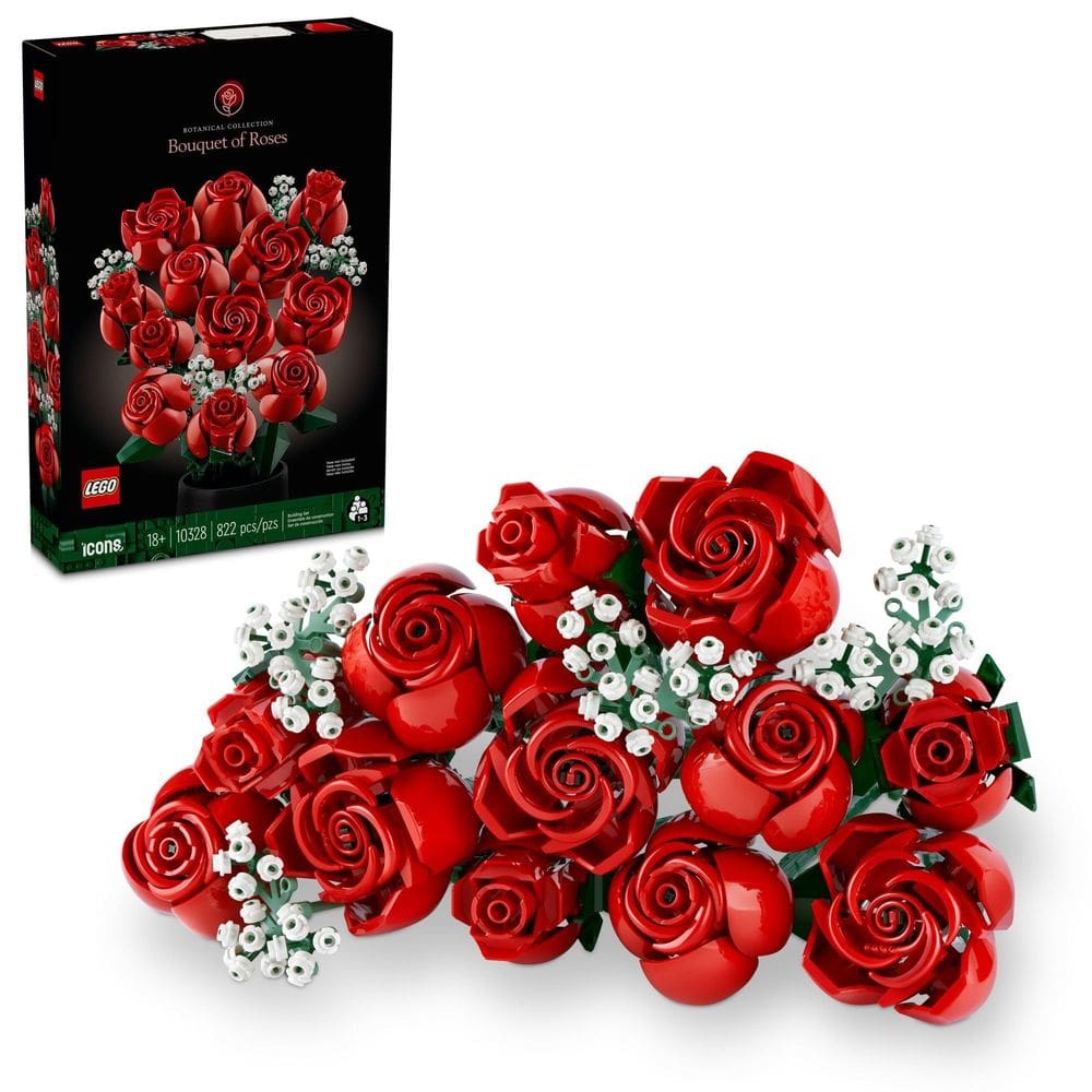 Flores artificiais LEGO Icons Bouquet of Roses 10328