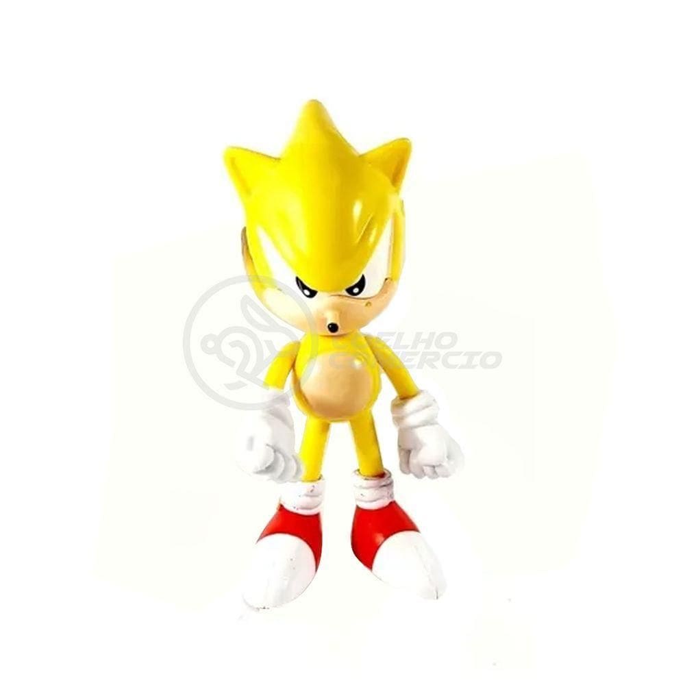 Boneco Em Vinil Sonic 20Cm - Super Size Figure Collection