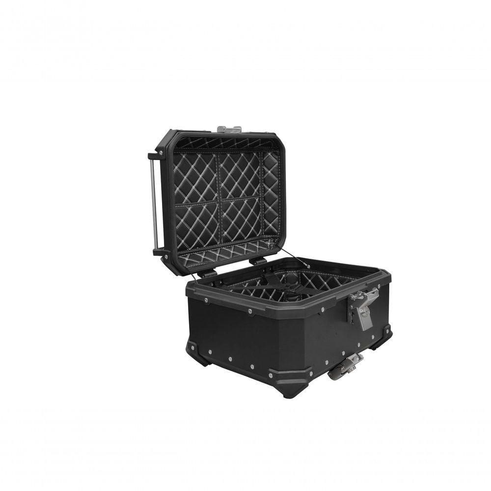 Baú Moto Traseiro 35 Litros Preto Tronos