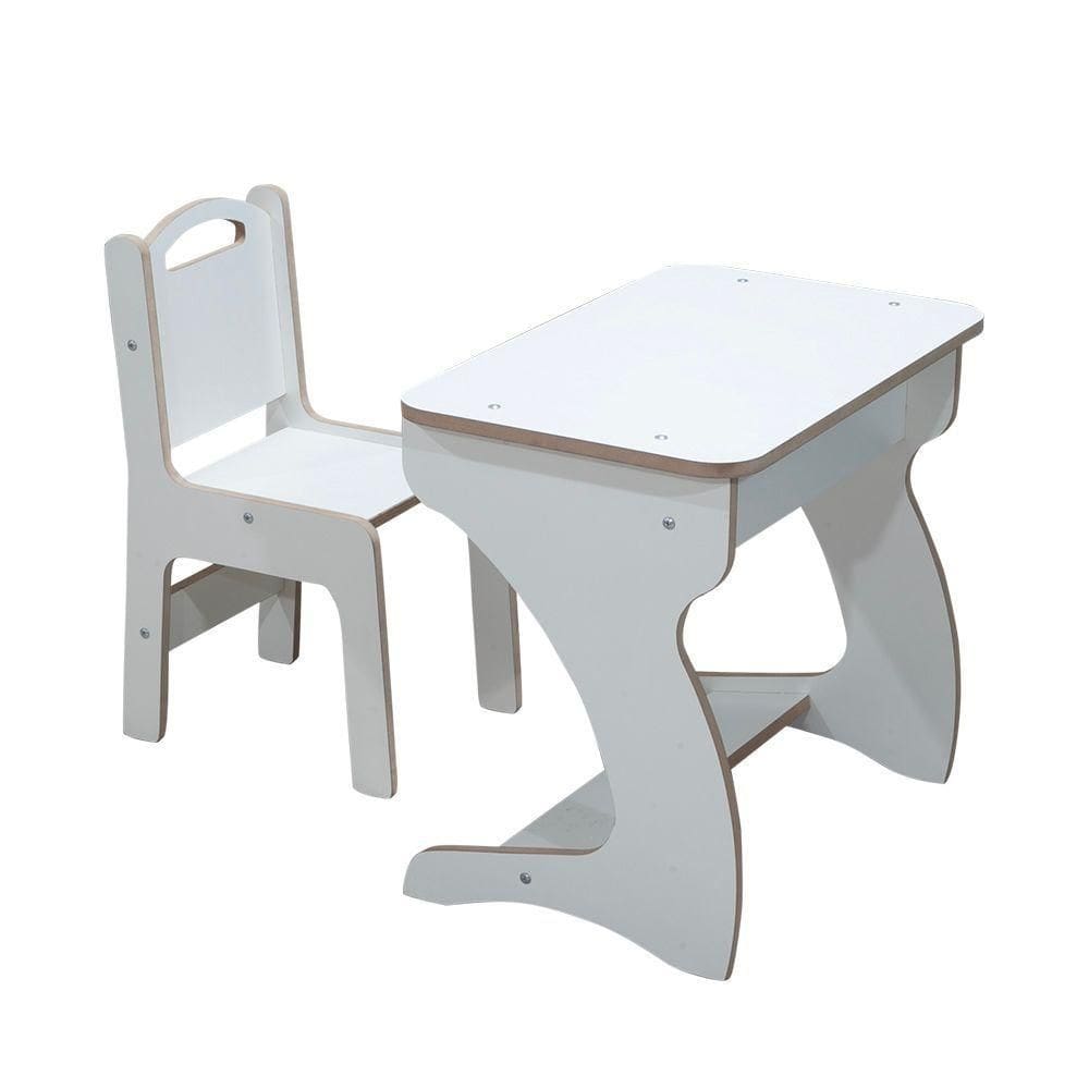 Conjunto Infantil Mesa E Cadeira Anjo De Casa