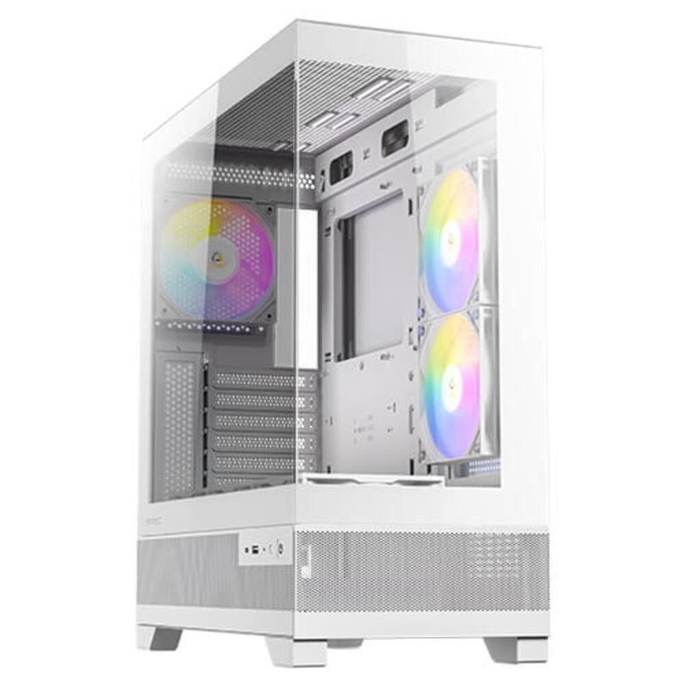 Gabinete Gamer Antec Cx700 Rgb Elite White Lateral Vidro Temperado 4mm Atx-micro-atx-itx 6 Fans 1