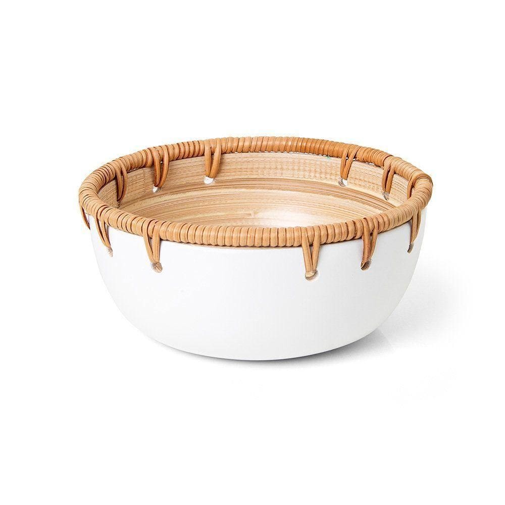 Bowl Copa E Cia Duo Rattan Branco