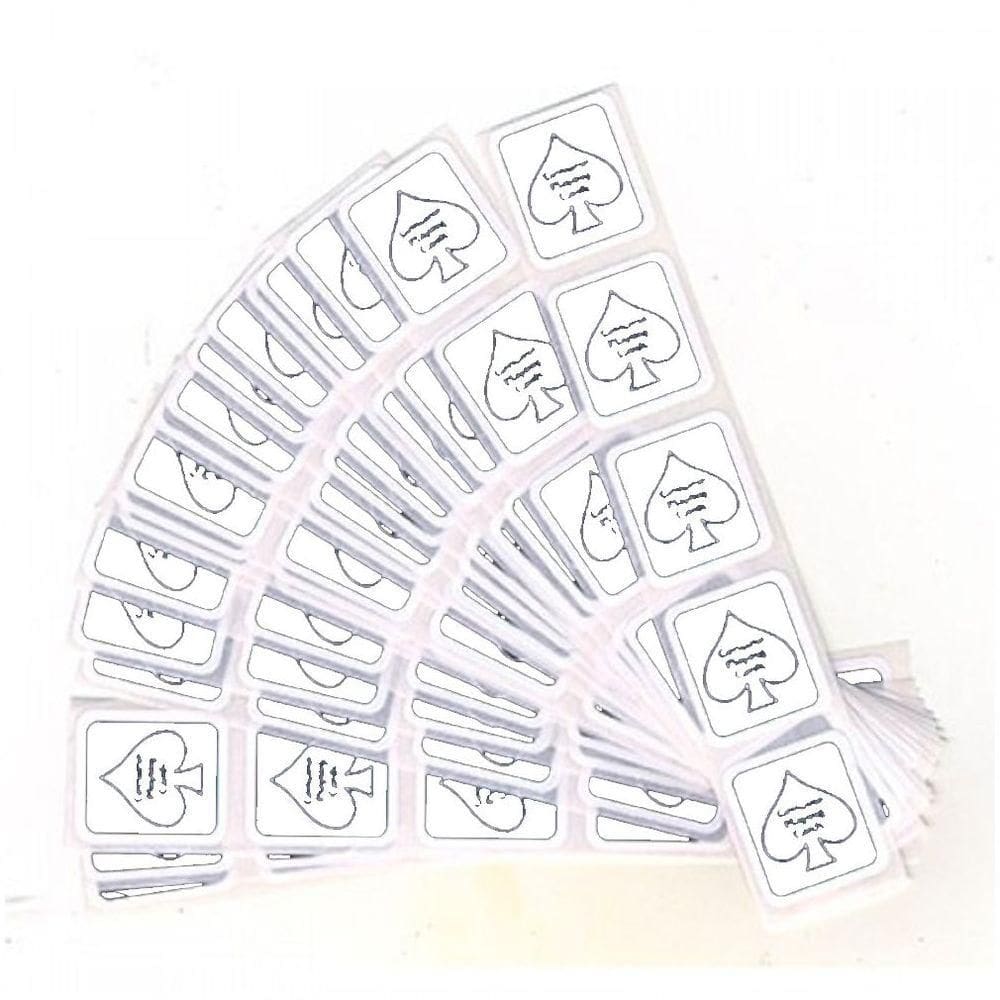 Adesivo Bicycle Deck Seals Black E White Q Cor Branco