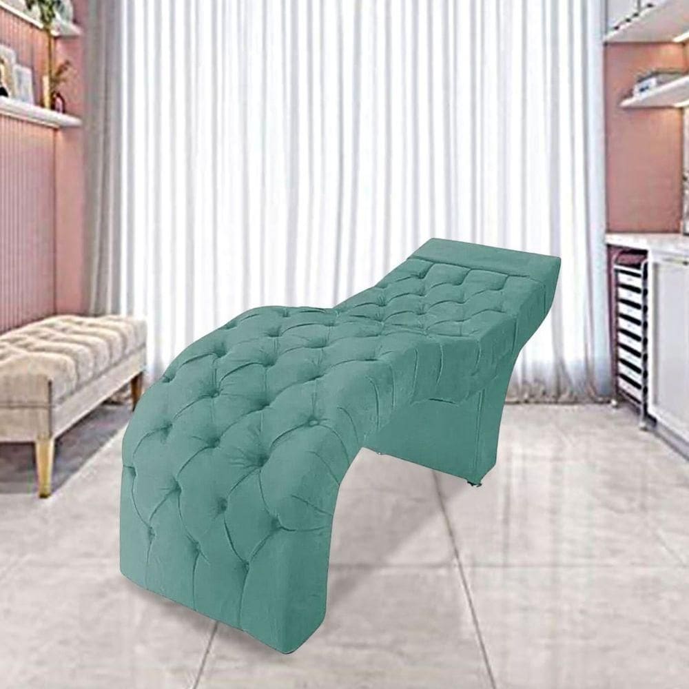 Maca Estofada Estética Cílios Salão Spa Suede Júlia Azul Tiffany