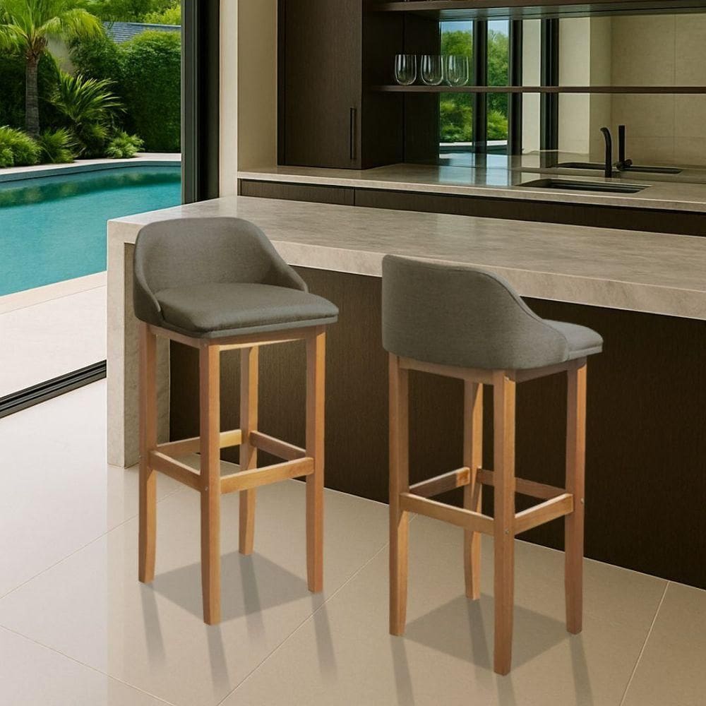 Kit 2 Banquetas Realeza Americano Moderno Balcão Cozinha