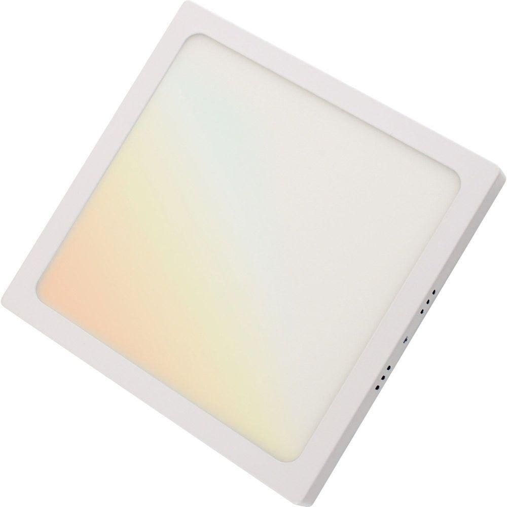 Plafon Quadrado De Sobrepor Tramontina Smart Led 24 W Tramontina