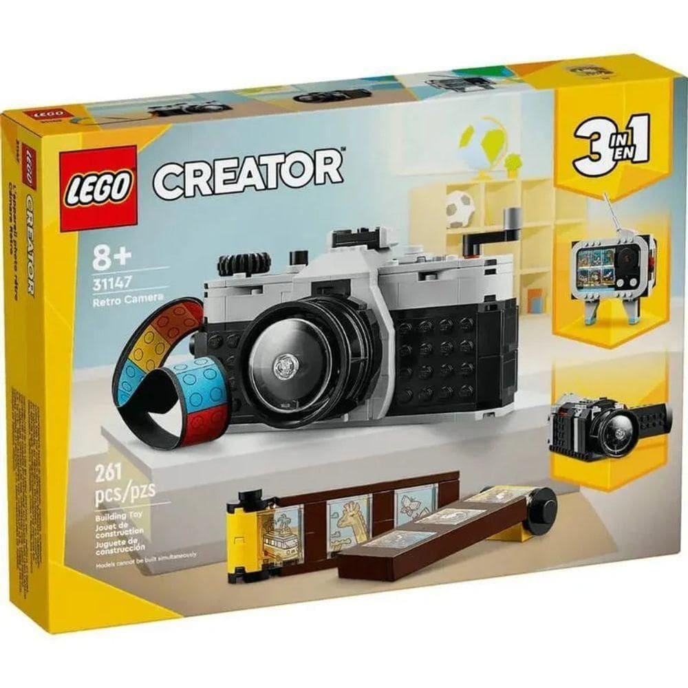 Lego Creator Câmara Retro 3 Em 1 - 261 Peças 31147