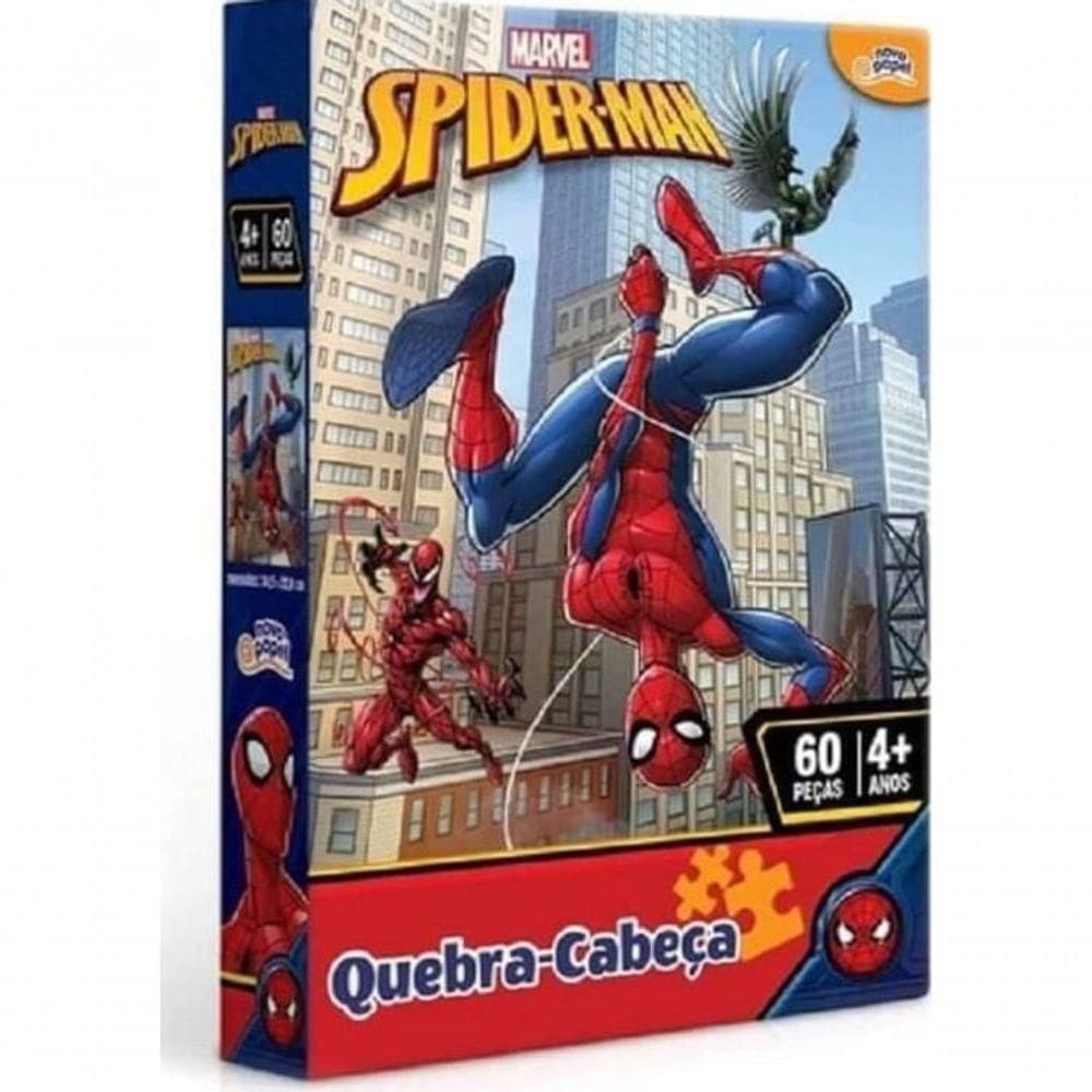 Puzzle 60 Peças - Homem Aranha - Toyster