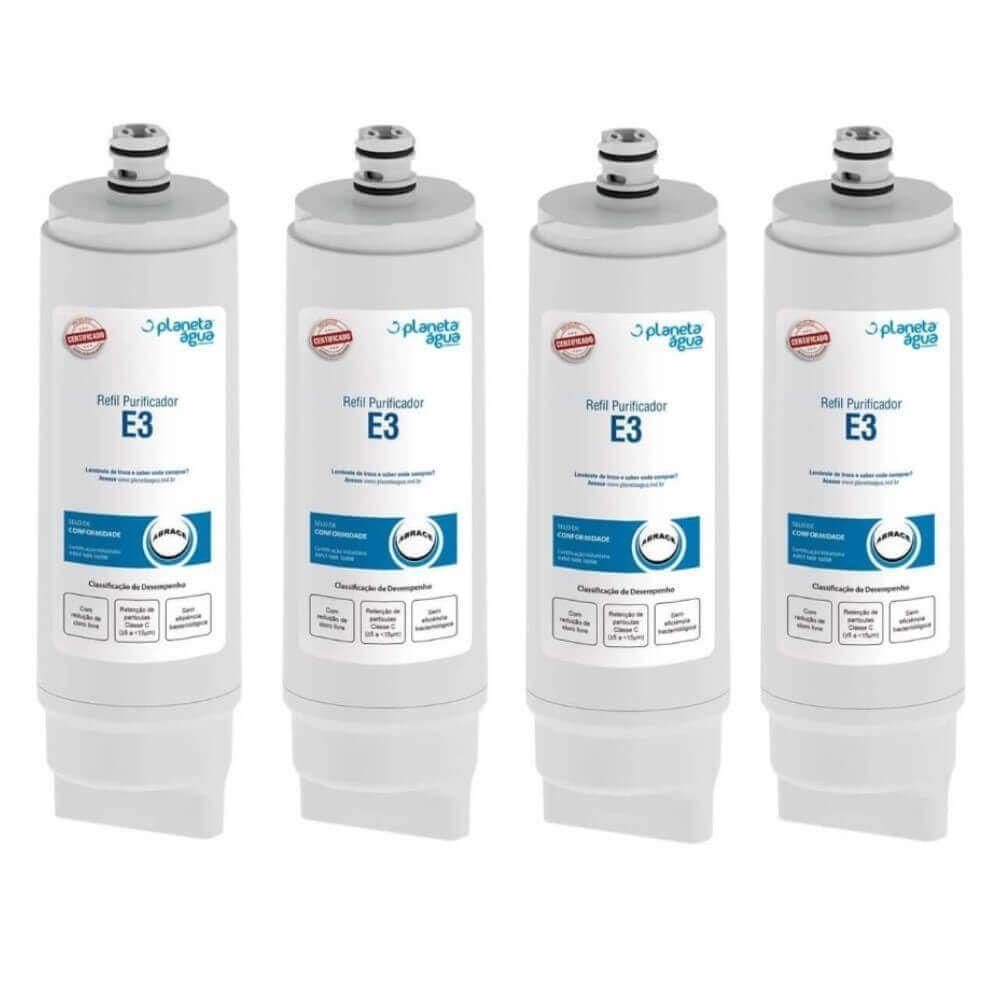 Kit 4 Refil Filtro Purificador Ibbl Fr600 C+3 Immaginare Evo