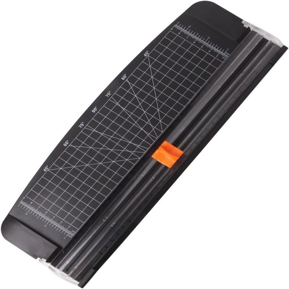 Guilhotina De Papel Refiladora A4 Cortador De Mesa 12 Folhas Scrapbook Artesanato Com Protecao