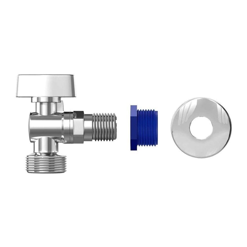 Torneira Para Máquina De Lavar Censi 7559 De Parede Cromada