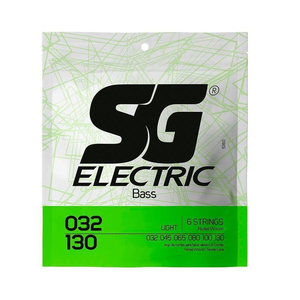 Corda Sg P/ Contrabaixo De 6 Cordas Níquel 32/130 - Ec0459