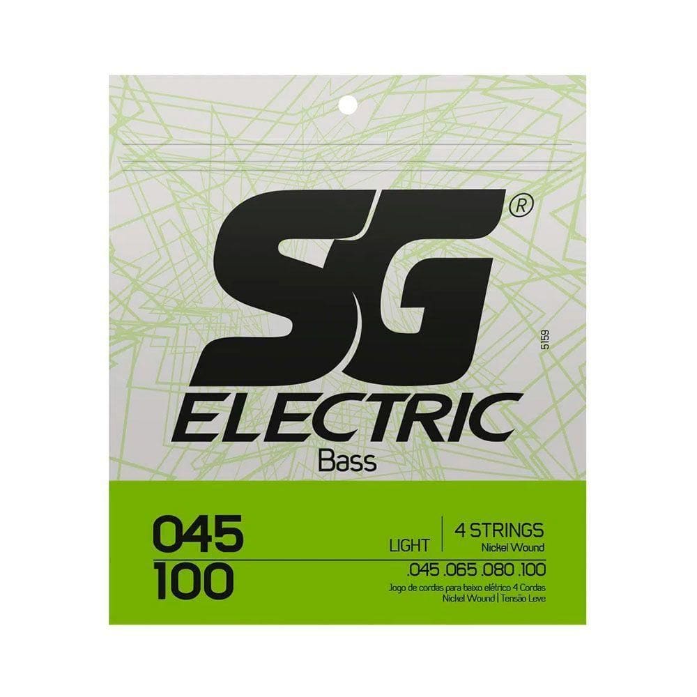 Encordoamento Sg P/ Contrabaixo De 4 Cordas Níquel 45/100 - Ec0457
