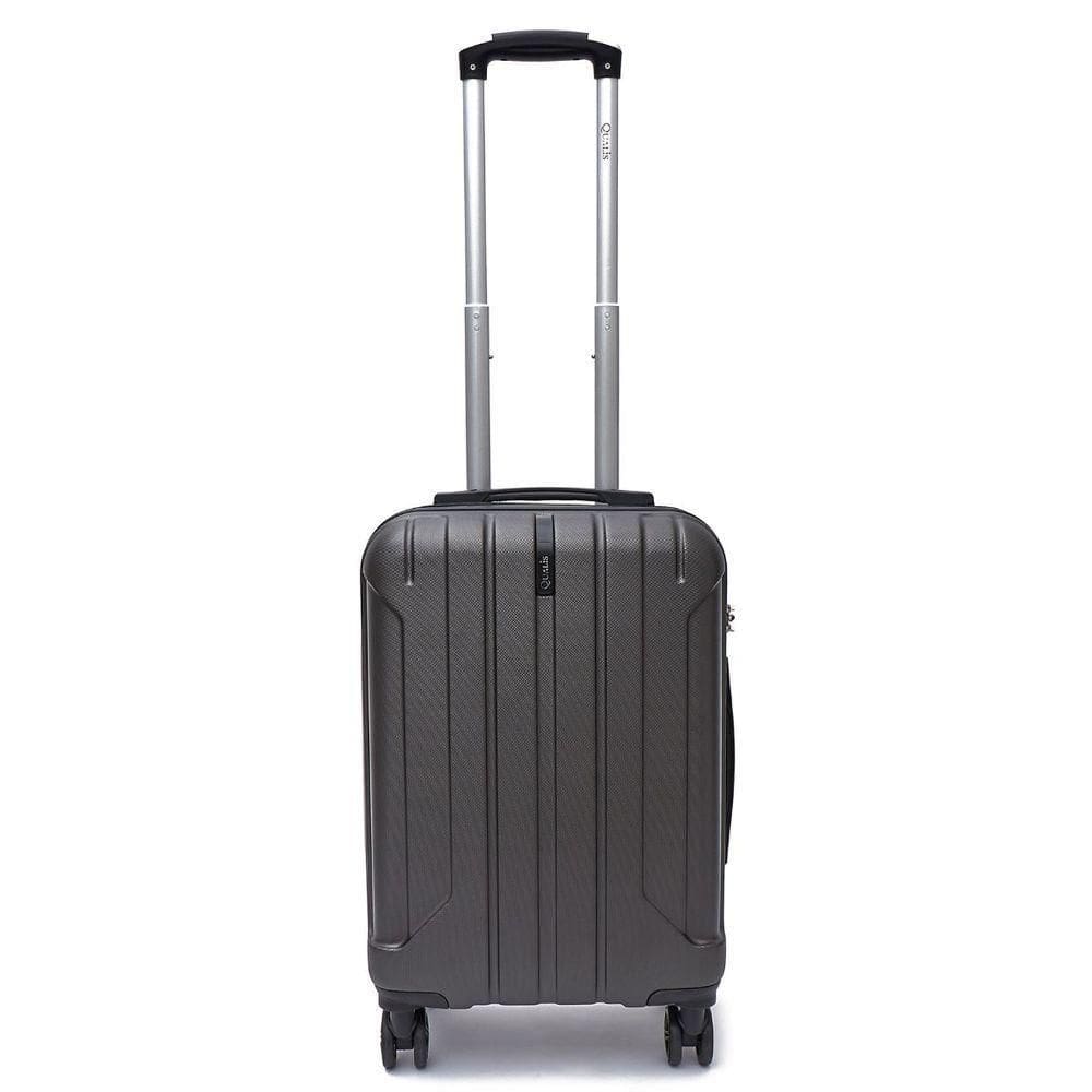 Mala De Viagem De Bordo P- 10kg Em Abs Com Rodinhas 360º Removíveis E Leve - Padrão Anac - Qualis Preto Mb003