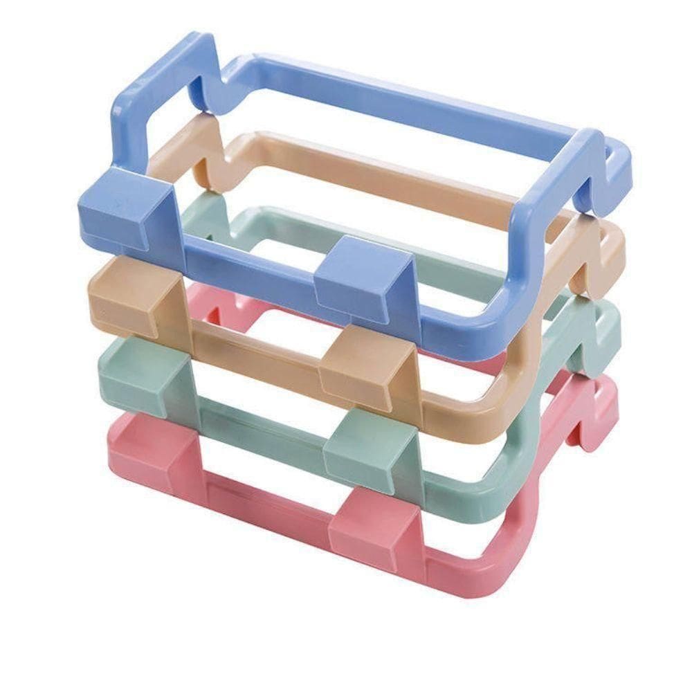 Lixeira Porta Pia Armario Lixo Acoplado Suporte Saco Sacola Pano Prato Multiuso Cozinha Banheiro Verde