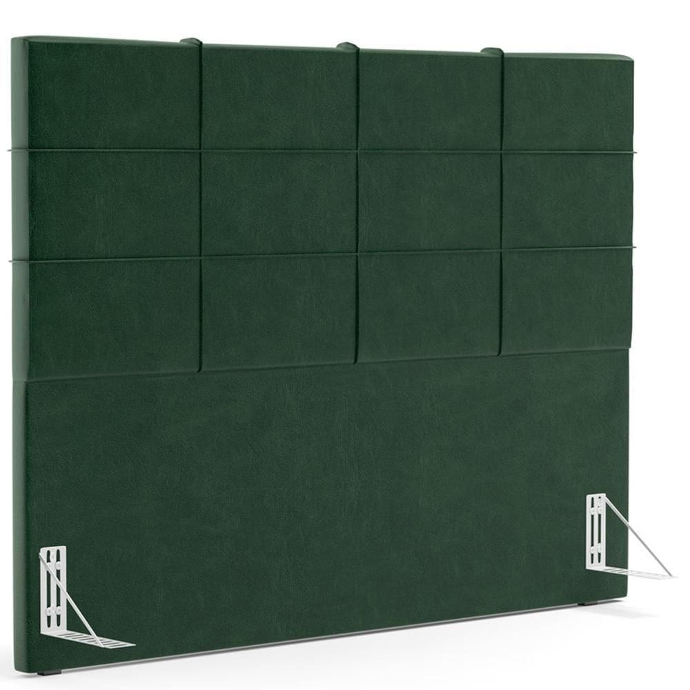 Cabeceira Cama Box Queen 160 Cm Roma W01 Couríssimo Verde Musgo - Lyam