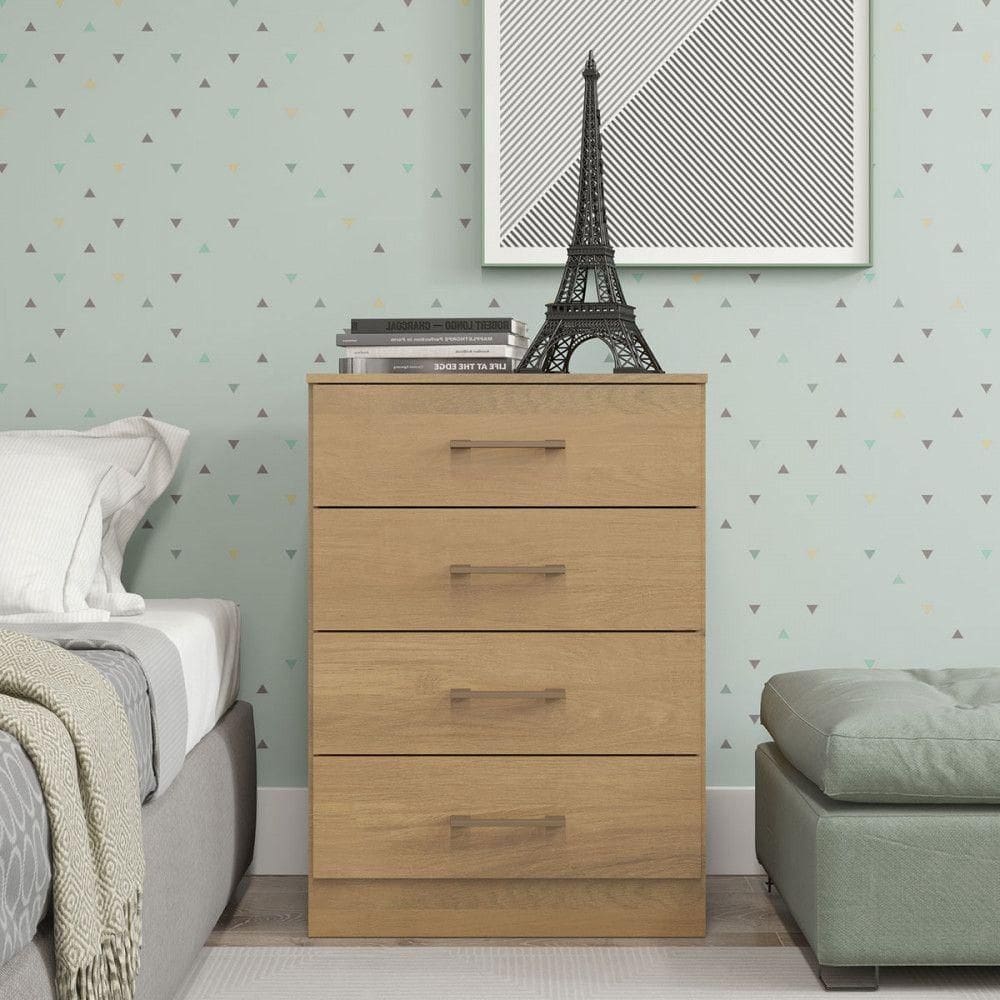 Armário Gaveteiro Multiuso 55x93cm Mdp 2007 Menu Móveis Carvalho