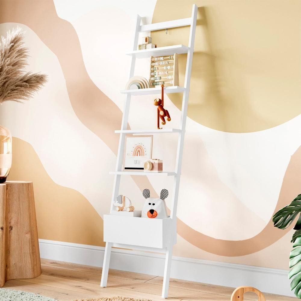 Estante Escada Coleção Sambalelê Divicar Branco
