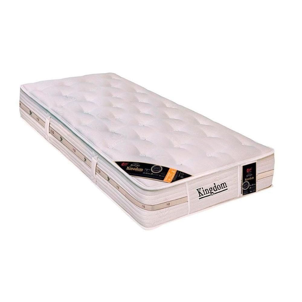 Colchão Solteiro Molas Ensacadas Kingdom Aloe Vera Visco (88x188x32) - Castor