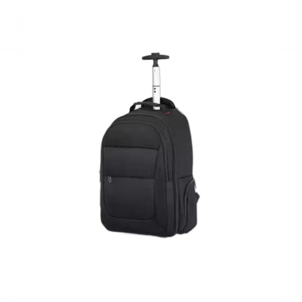 Mochila Executiva Notebook Com Rodinhas para Viagem Preta