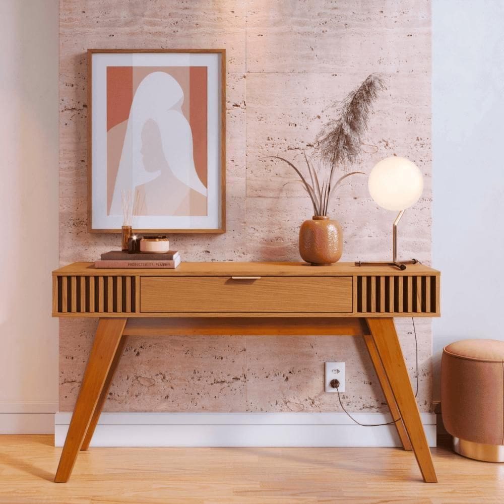 Aparador Para Sala De Estar 2 Gavetas Iris Freijo