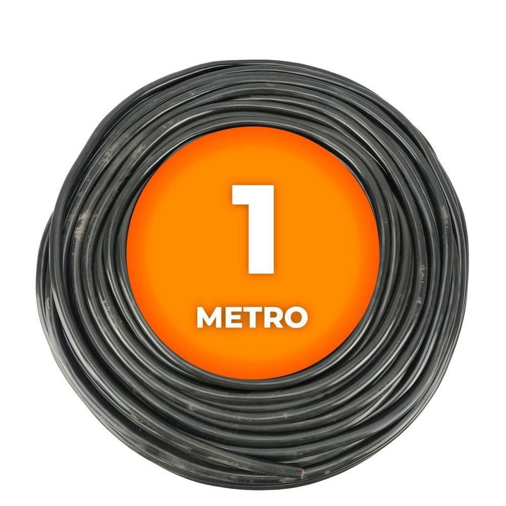 Cabo Pp Preto 4 Vias (4x2,50mm) 100% Cobre 1 Metro