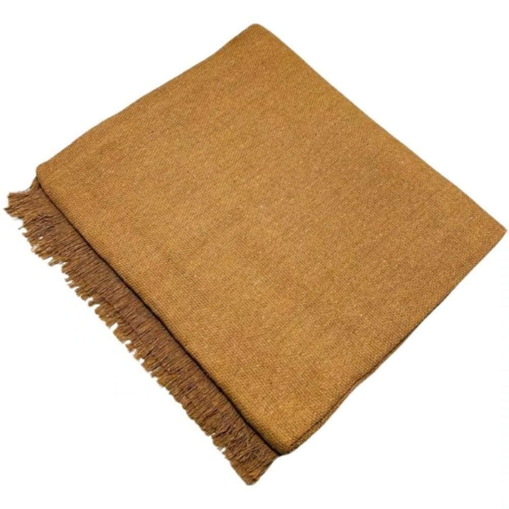 Manta Para Sofá 2 E 3 Lugares Super King Luxo Gigante 3,00x1,80 Cobertor Capa De Sofa E Cama Grande Caramelo