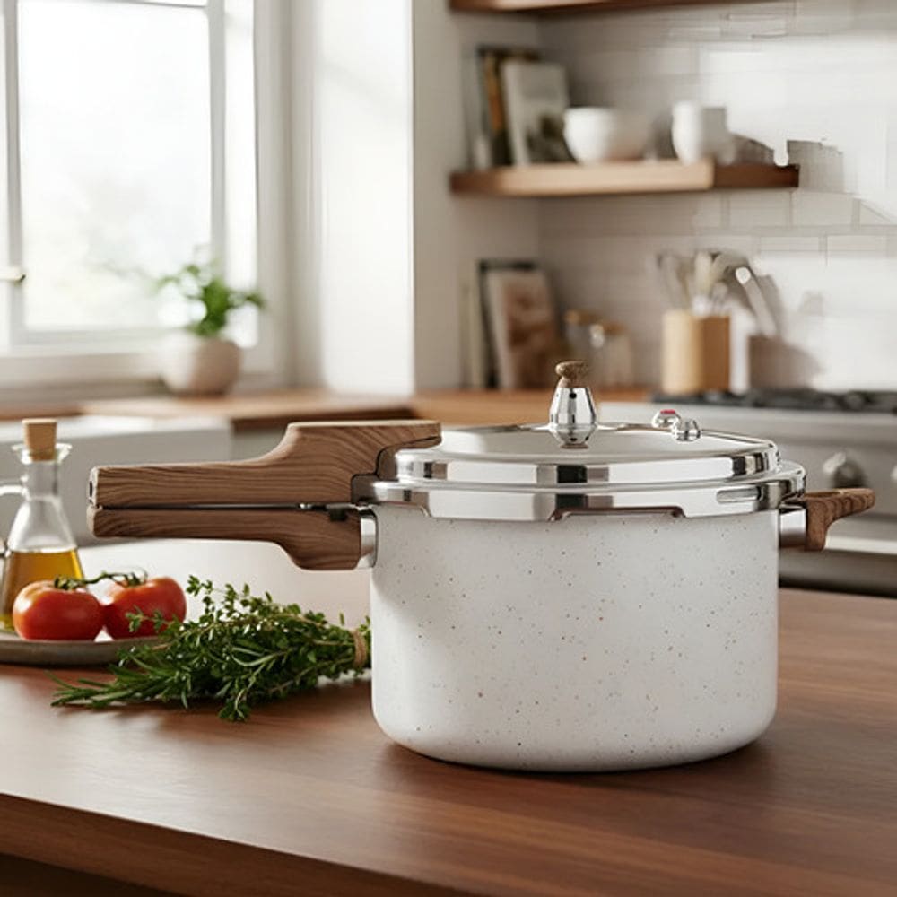 Panela De Pressão Antiaderente Cerâmica Indução Mimo 4,2l