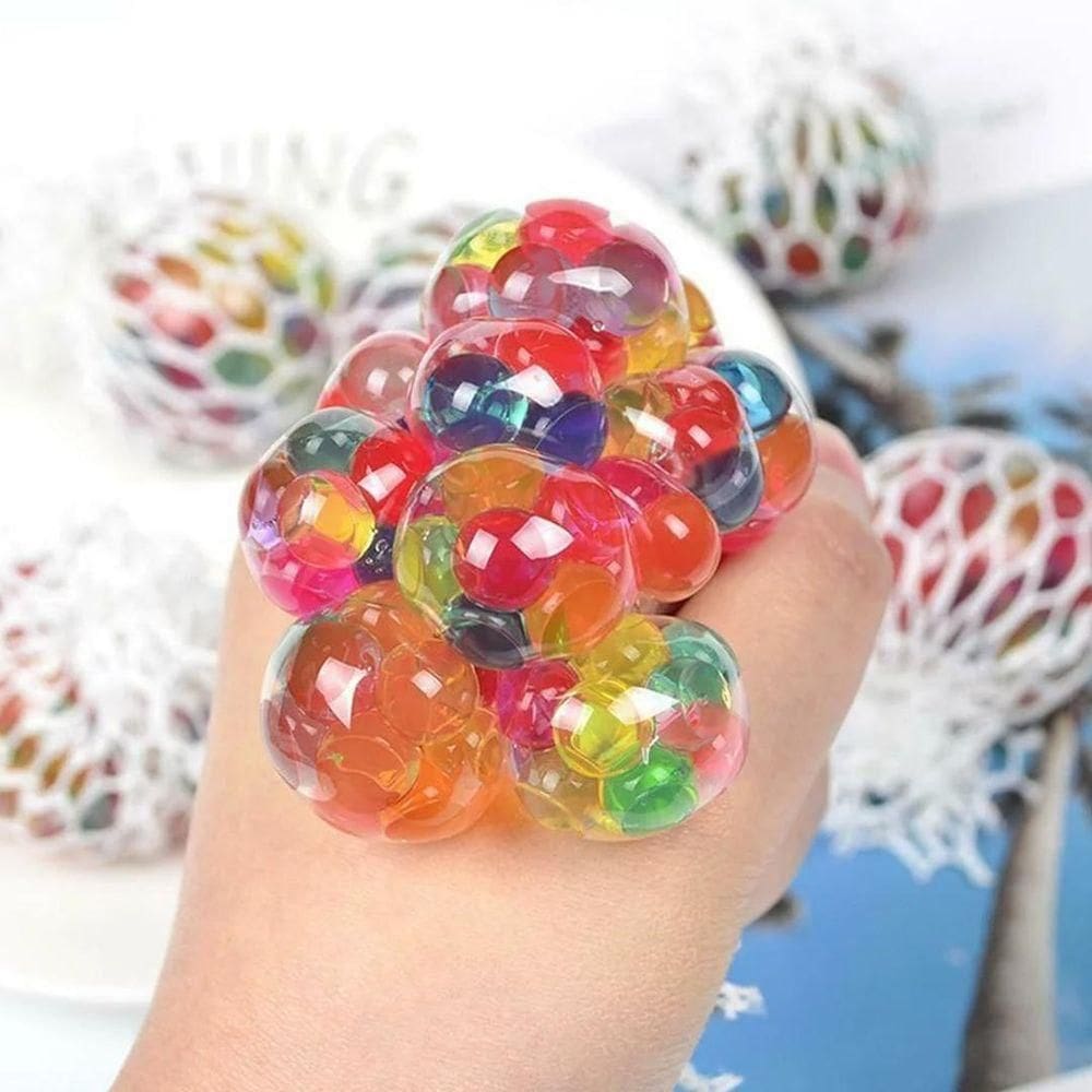 Fun Squishy Ball Mesh Orbeez Splash Apertar Espremer Bola