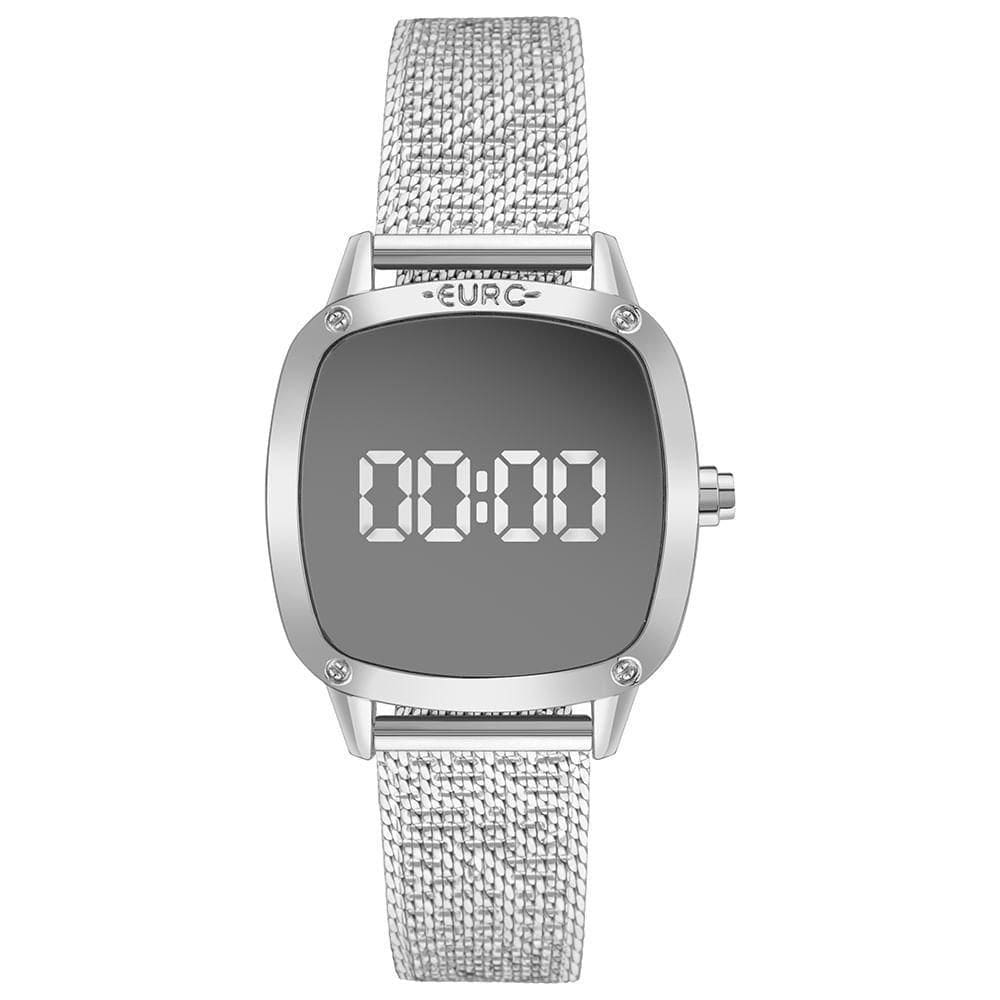 Relógio Euro Feminino Fashion Fit Reflexos Prata - Eumd2392ae-4k Relógio Euro Feminino Ff Reflexos Prata - Eumd2392ae-4k
