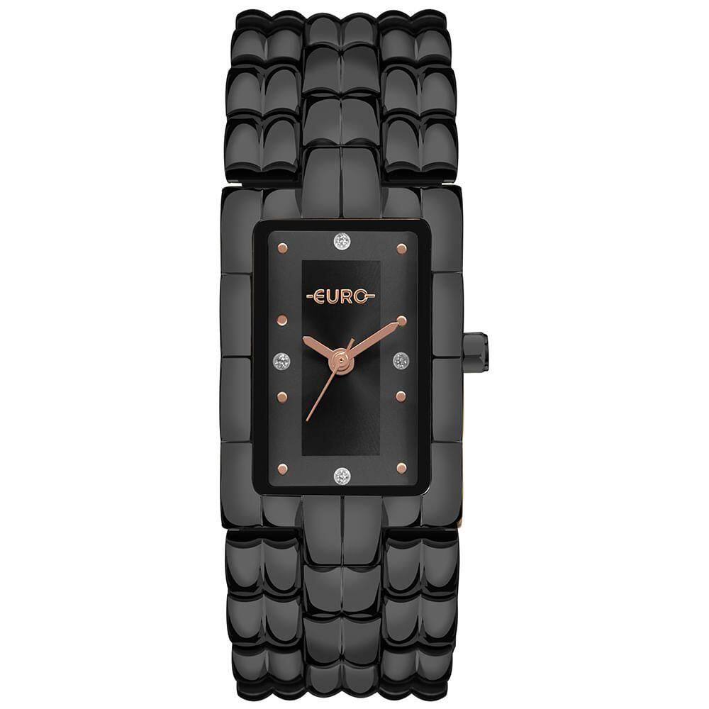 Relógio Euro Feminino Unique Preto - Eu2035yza-4p