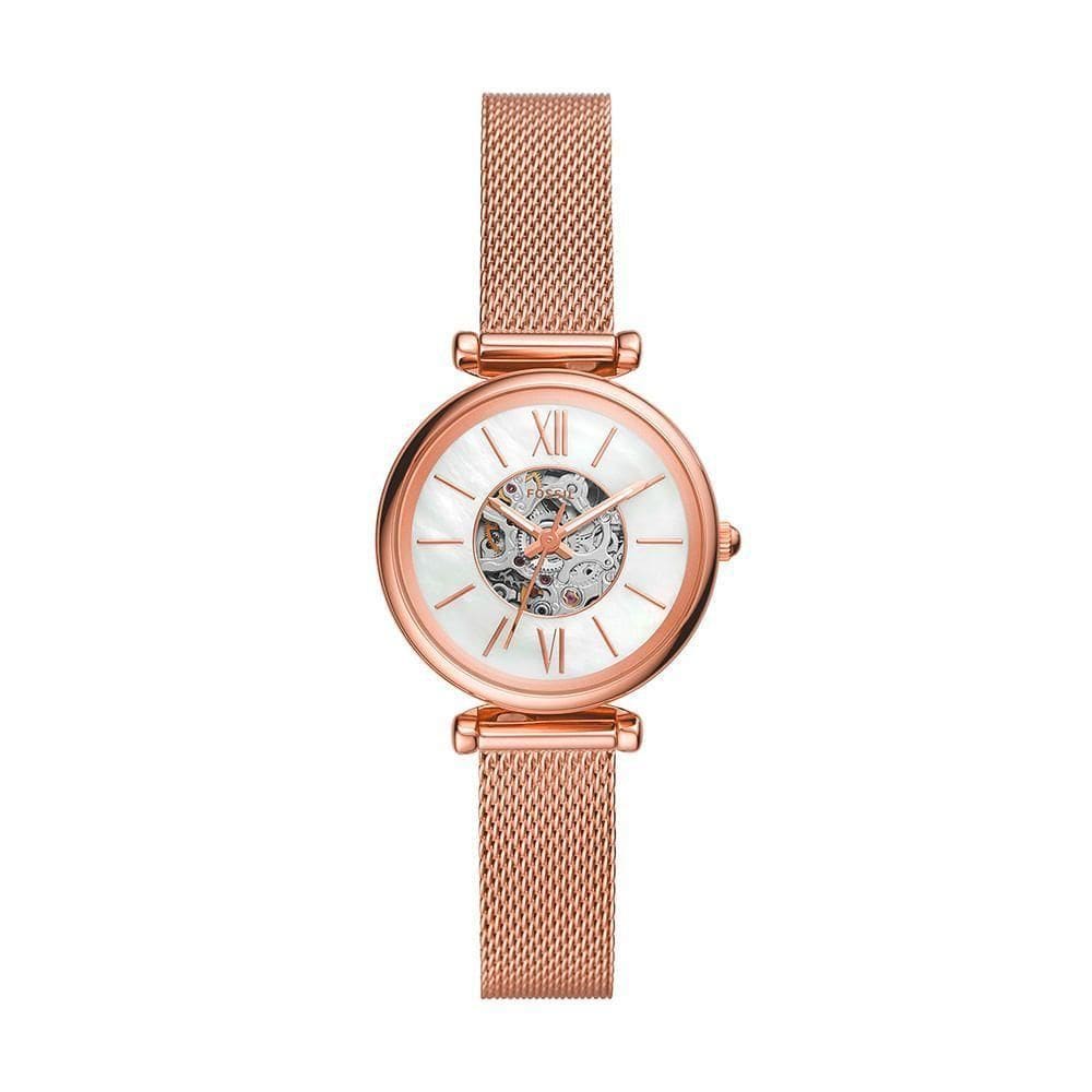 Relógio Fossil Feminino Carlie Mini Rosé - Me3188-1jn Me3188-1jn