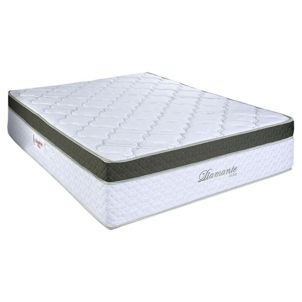 Colchão King Molas Ensacadas Diamante Extra White (193x203x36) - Paropas