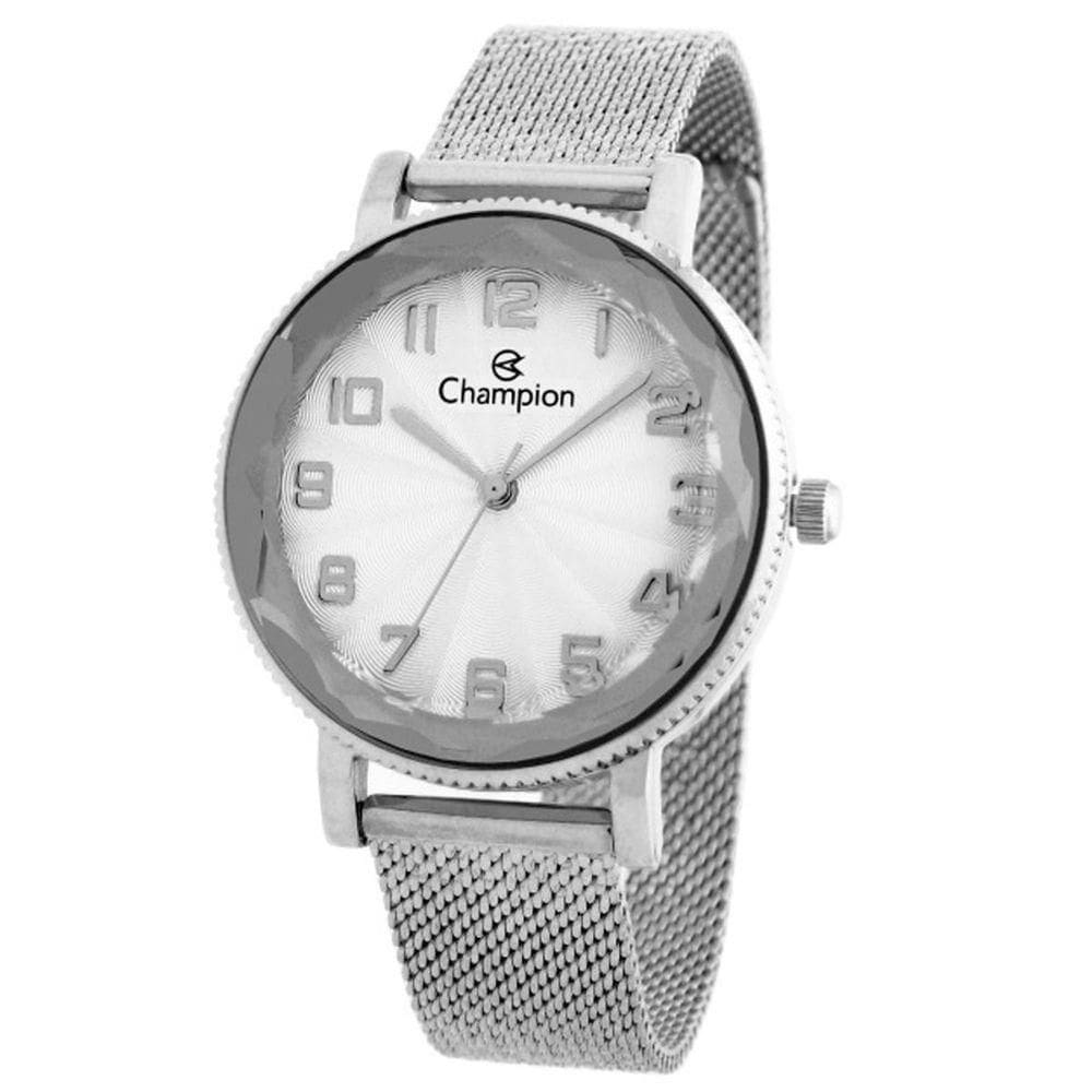 Relógio Champion Casual Feminino Analógico Prata Cf24153q