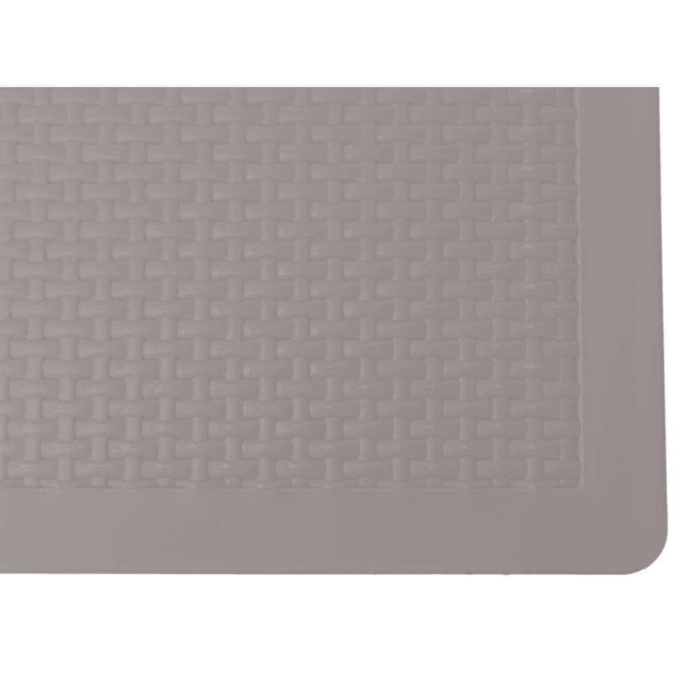 Mesa Tramontina Laura Rattan Em Polipropileno Camurça Com Pernas De Alumínio Anodizado