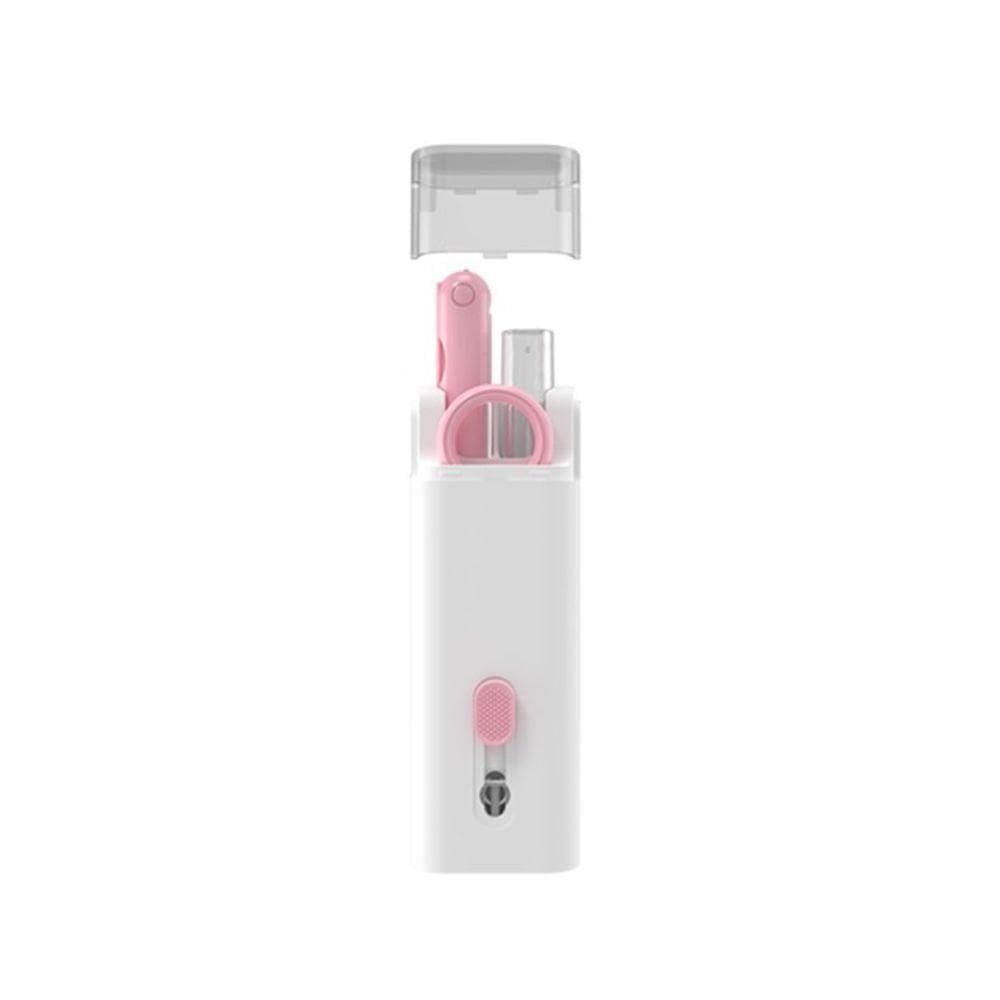 Escova Limpeza 7 Em 1 Teclado Fone Ouvido Celular Macia Rosa